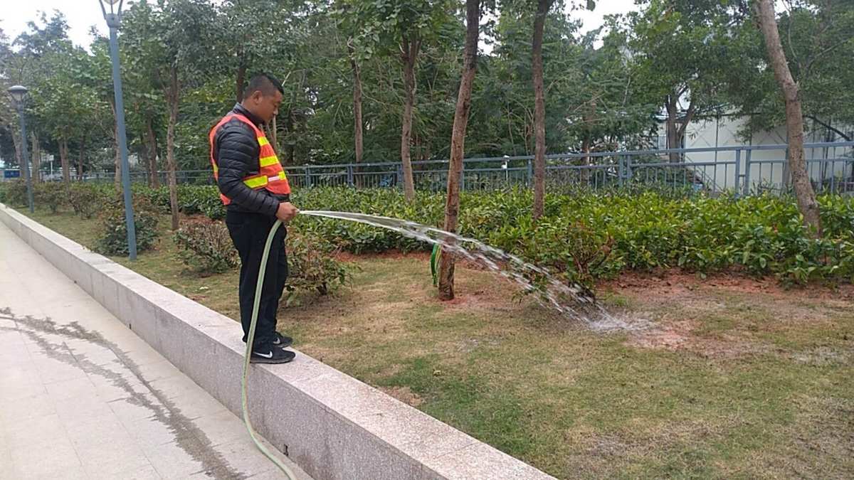 绿化管理 科学浇灌，守护城市绿意